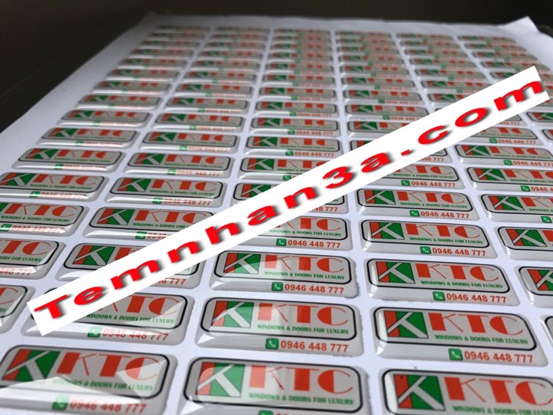 Chuyên làm tem epoxy giá rẻ, bền đẹp nhất